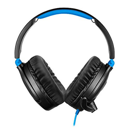 Turtle Beach Recon 70 Multiplatform Gaming Headset for PS5, PS4, Xbox Series X|S, Xbox One, PC & Mobile w/ 3.5mm Wired Connection - Flip-to-Mute Mic, 40mm Speakers, Lightweight Design, Black