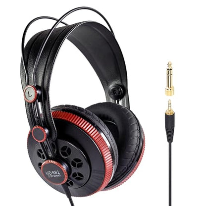 Superlux HD681 AIR Semi-Open Studio Headphones, 50mm Drivers, 32Ω, Black - size: HD681AIR