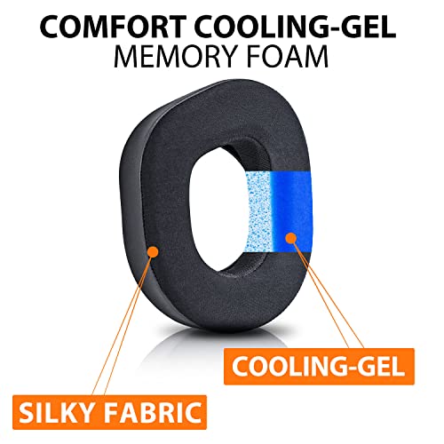 Stealth 700 Gen 2 Cooling Gel Earpads - Compatible with Stealth 700 Gen 2 Headset I Replacement Ear Cushion Cup with Microphone Foam and Installation Tool (Silky Cool Fabric)