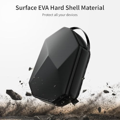 Carrying Case for Meta Quest 3/Quest 3S/Quest 2/Apple Vision Pro 2, Fashion Crossbody VR Bag Compatible with Kiwi Design/BOBOVR Elite Battery Strap Accessories, Shoulder Travel Bag