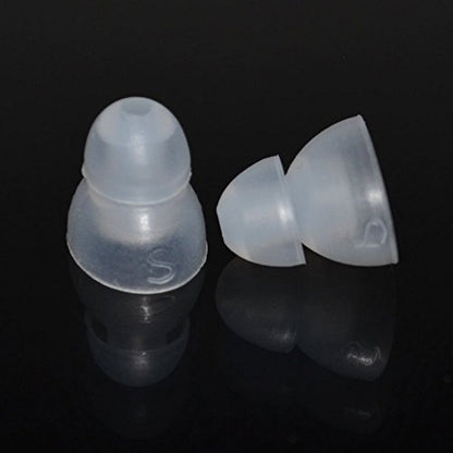 5 Pairs Multi Size Replacement Earbud Ear Tips Eartips for All Models of Klipsch Headphones (Dual Flange Shape Small) - size: Dual Flange Shape SMALL