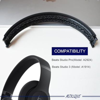 Studio Pro Headband - Replacement Parts for Beats Studio Pro 2023 (A2924),Studio 3 (A1914) Headphones(Black) - color: Black