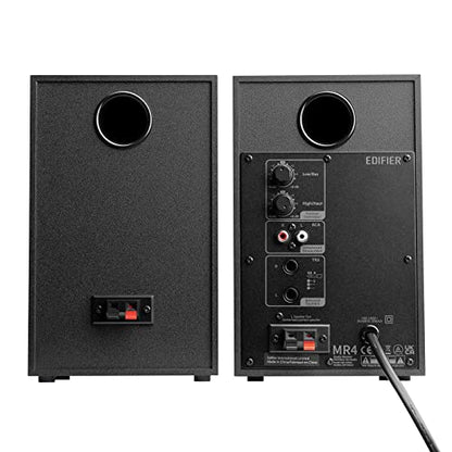 Edifier MR4 Powered Studio Monitors, 4" Active Reference Speakers - color: Black