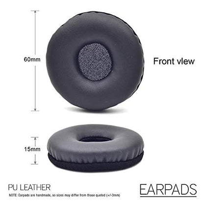 Defean Earpads for Logitech H390/H391/H600/H609/H760 Headphones | Black Ear Pads Cushions with Soft Protein Leather, Noise Isolation Foam
