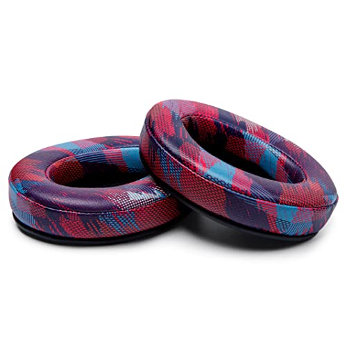 WC Wicked Cushions PadZ - Thick & Soft Ear Pads for ATH M50X / M40X / SteelSeries Arctis/HyperX Cloud & Alpha/Logitech G Pro X/Compatible with Over 50 Headphones | Speed Racer - color: Purple Speed Racer