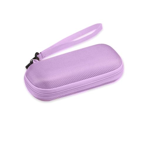 AGPTEK Carrying Case, EVA Zipper Carrying Hard Case Cover for MP3 Players | Storage Holder for Digital Voice Recorders, 3D Printing Pen, USB Cable, Earphones, Memory Cards, U Disk (Purple) - color: Purple