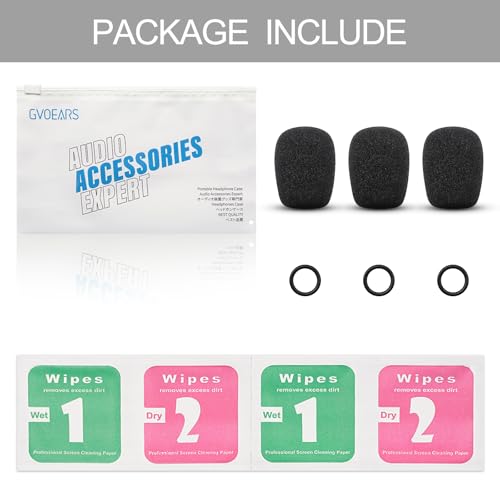 Microphone Cover for Bose Aviation 20 A10 A30 Headset, 3 Pack Replacement