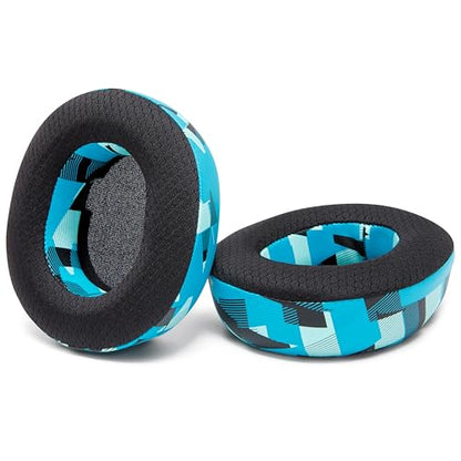 WC Freeze Nova Pro Wireless - Earpads for Arctis Nova Pro Wireless & More | Made by Wicked Cushions | Also fits SteelSeries Nova Elite & Nova Pro Omni(Doesn't Fit Other Models) | Cyan Prism - color: Cyan Prism