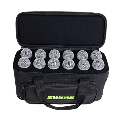Shure by Gator Padded Microphone Bag that Holds Up to 12 Mics; (SH-MICBAG12) - style: Holds 12 Mics