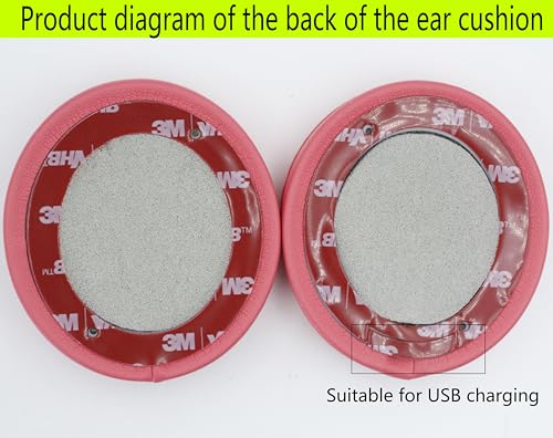 Replacement Ear Pads Compatible with Beats Solo3.0 Wireless Psychedelic red - color: Psychedelic red