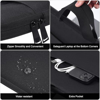 23.8-24 inch Portable Monitor Case Compatible with Ygretyrjh Redalf Hyangin Setcold KEFEYA AOKER Large Portable Monitor with Detachable Stand, Travel Padded Carrying Sleeve Bag - size: 23.8-24 Inch with Stand