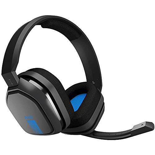 ASTRO Gaming A10 Wired Gaming Headset, Lightweight and Damage Resistant, ASTRO, 3.5 mm Audio Jack, for Xbox Series X|S, Xbox One, PS5, PS4, Nintendo Switch, PC, Mac- Black/Blue | Lightweight, Damage Resistant, ASTRO Audio, Dolby ATMOS, 3.5mm Jack, for Xbo