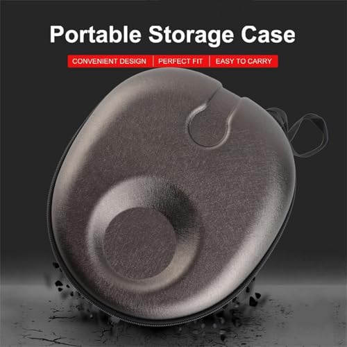 Water Hard Shell Travel Carrying Bag for Headset Case Convenient Storage Bag for Outdoor Activities PUEVApolyester 22 * 21 * 10cm