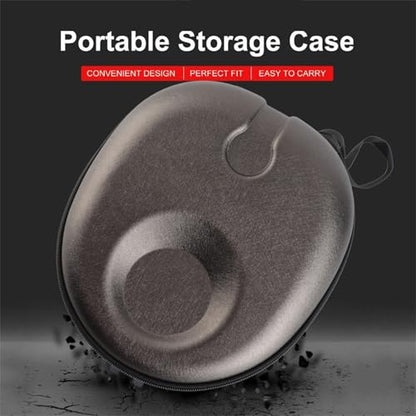Water Hard Shell Travel Carrying Bag for Headset Case Convenient Storage Bag for Outdoor Activities PUEVApolyester 22 * 21 * 10cm