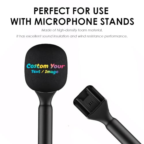 Custom Microphone Cover Personalized microphone foam windscreen Customized foam mic windscreen for Rode DJI Mic Wireless GO Hollyland Lark