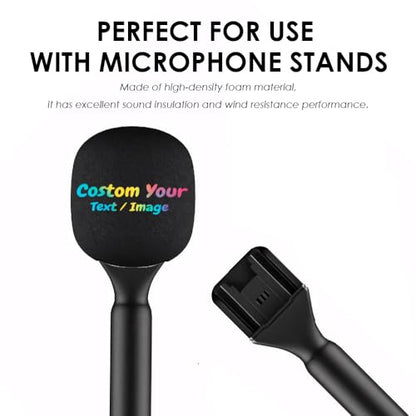 Custom Microphone Cover Personalized microphone foam windscreen Customized foam mic windscreen for Rode DJI Mic Wireless GO Hollyland Lark