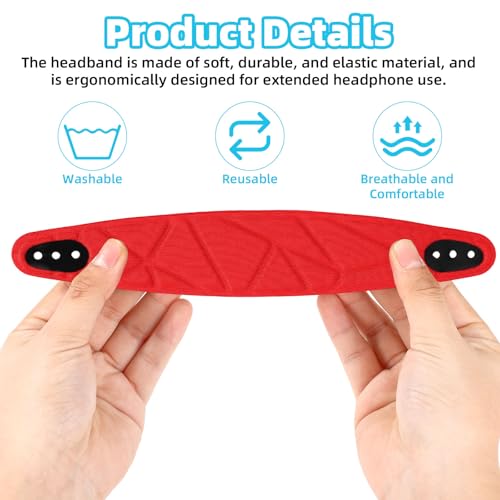 Headband Replacement for SteelSeries Arctis Nova Series (Red) - color: Red