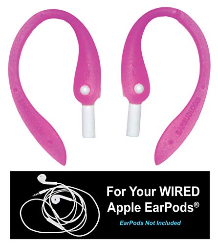 Flex - Compatible with Your Apple iPhone Wired EarPods | Attaches to Your Wired EarPods for iPhone Models | (Pink) - color: Pink