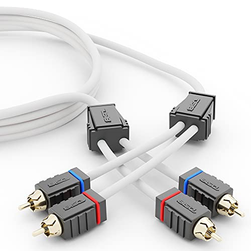 DS18 MOFCR-6FT 2 Channels OFC Marine RCA Audio Stereo Cable - 6 Feet - style: 6 Ft