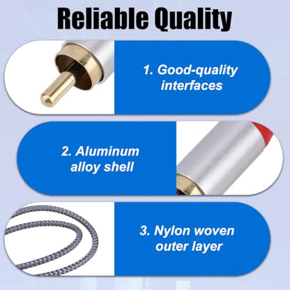 1m/3.28 ft USB C to RCA Audio Cable,USB C to for RCA Stereo Y Splitter