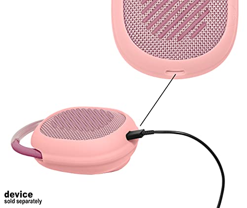 GETGEAR Silicone Cover Compatible with Clip 4 Portable Speaker(Pink) - color: Pink