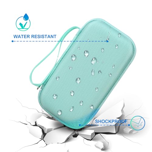 BOVKE Hard Travel Speaker Case for Bose New SoundLink Flex Speaker (2nd Gen) / Bose SoundLink Flex Bluetooth Portable Speaker, Mesh Pocket for Bose Speaker Charger, Charging Cables, Alpine Sage - color: Alpine Sage