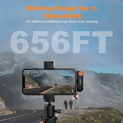 COMICA Vimo S UC Wireless Lavalier Microphone with 656FT Range