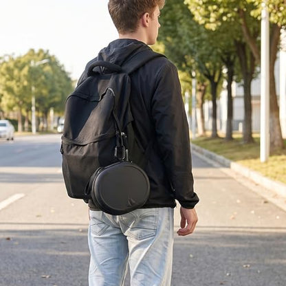 Hard Shell Carrying Case for Small Middle Over Ear Headphones with Removable Memory Foam and Waterproof Zippers