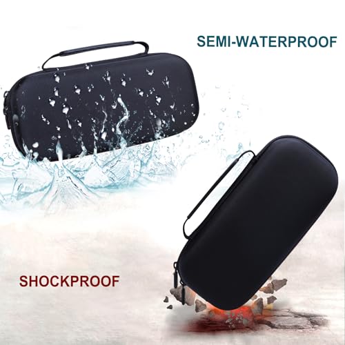 L LTGEM Speaker Case Compatible with JLab JBuds Party Portable Bluetooth Speaker, Office Travel Carrying Storage Bag - Black(Case Only) - color: Black
