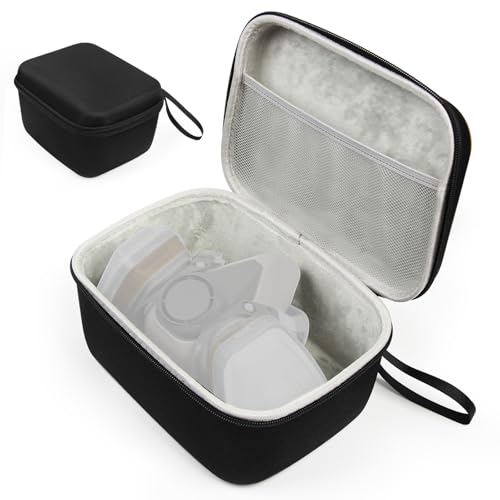 Hard EVA Protective Carrying Case Compatible with 3M 6200 Half Face Mask | Extra Deep 8.3" x 6.3" x 4.7" , Compatible with 3M 6200, 6300, 6500, 7502 Half Face Respirator Mask, Storage Box for Cameras