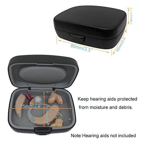 12-Piece Hearing Aid Cleaning Kit with Wax Loop, Storage Case