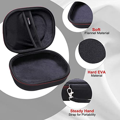 Case for JBL Tune 770NC/510BT/720BT/520BT/670NC/520C Headphones Black | Hard Carrying Travel Case for JBL Live 770NC/670NC/680NC/780NC Headphones - color: 2.Black outside + Black inside