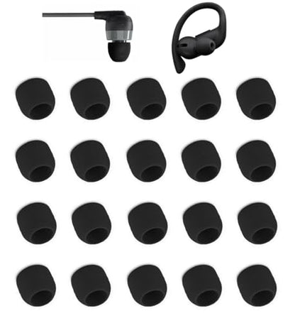 Zotech Black Ear Tips for in-Ear Headphones, Extra Small Kids Size 10 Pairs Soft Silicone Earbuds Tips Eartips with 3.8mm Connector Hole, Fit Most in-Ear Earbuds(Inner Hole 3.8mm -4.8mm) - size: Size: Extra Small - Shape: Standard