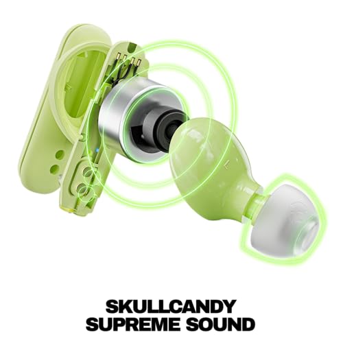 Skullcandy Smokin’ Buds Wireless Noise Isolating Earbuds - Matcha - color: Matcha
