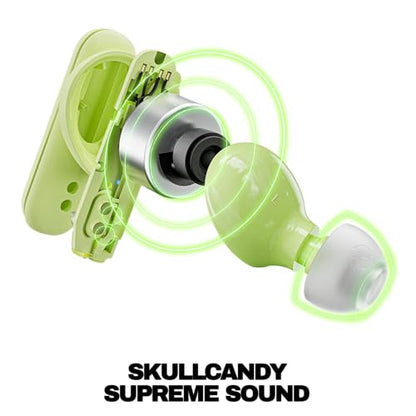 Skullcandy Smokin’ Buds Wireless Noise Isolating Earbuds - Matcha - color: Matcha