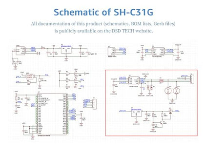 DSD TECH SH-C31G Isolated USB to CAN Adapter with FD Support Based on Canable 2.0 Pro - style: Isolated