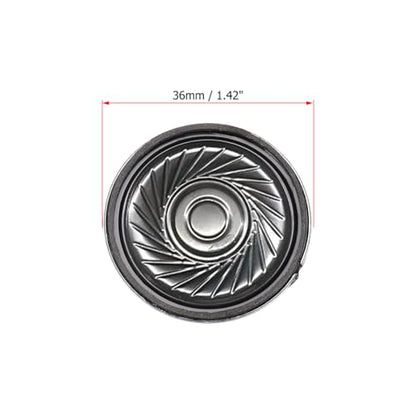 uxcell 0.5W 16 Ohm Micro Internal Speaker Magnet Loudspeaker 36mm Dia 2pcs