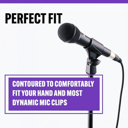 On-Stage AS400V2 Dynamic Handheld Mic (Vocal Microphone, On/Off Switch, Wired XLR Output, Metal-Mesh Grille, for Stage, Singing, Karaoke, Open Mic, Performance, Public Speaking, Presentations, Black)
