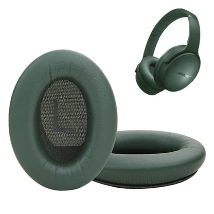 Ear Cushions for Bose QuietComfort 45 QC35 QC35ii QC25 QC15 Cushion Kit Replacement Earpads with Upgraded Memory Foam (Cypress Green) - color: QC45 Green