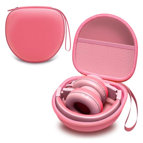 Kids Headphones Case for Folding Headphone, Peach Blossom (Case Only) - color: Peach