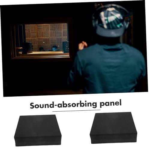 GALPADA Studio Monitor Isolation Pad Sound Absorbing Foam Platform for Subwoofer and Speaker Stability Acoustic Stand Noise Reduction Pad