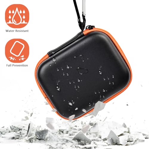 Black Case for JBL Wireless Two Microphone System & Portable Satellite Communicator Storage Bag with Accessories