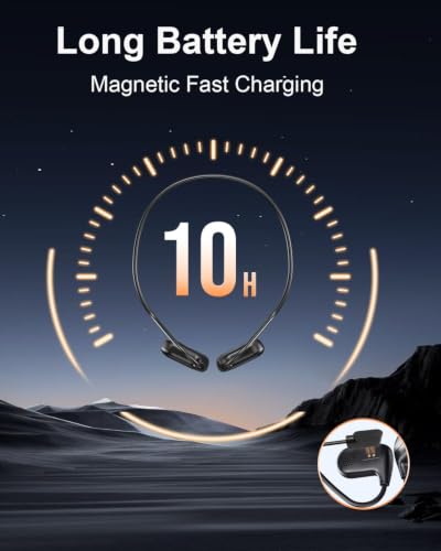 WamGra Open Ear Headphones,Bluetooth Headphone for Running Cycling Workouts | Bluetooth 5.3 Wireless Air Conduction Headphones Sport Earbuds, Premium Sound, IPX5 Waterproof, 9g Lightweight Earphones
