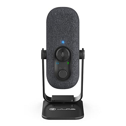 JLab, Go Talk, USB-C Microphone, Cardioid Omnidirectional, Plug and Play, Black - color: Black
