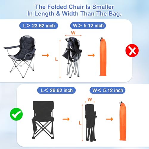 2 Pcs 24 x 5 Inch Tripod Monopod Case Bag, Oxford Cloth Foldable Tripod Carrying Case Bag with Drawstring, Fits Speaker/Light Stand/Studio/Outdoor/Travel/Camping, Orange - size: 24x5 Inch