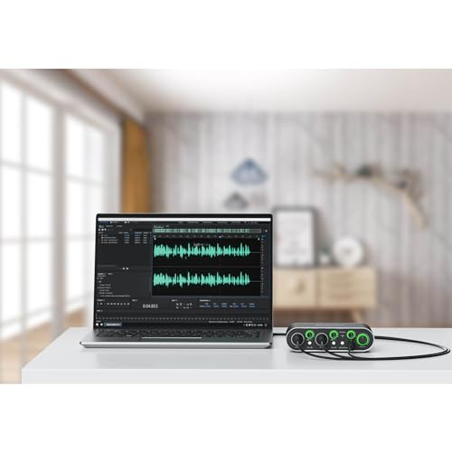 Saramonic MV-Mixer Dual-Channel XLR Audio Interface Mixer for Mac PC Recording Studio Singers Musicians Podcasters Guitar Sound Equipment, Real-Time and Playback Monitoring Music Production Software