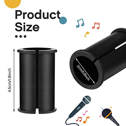 Boao 4 Pcs Microphone Shock Mount Rubber Spacer Tube | Microphone Sleeve Washer Compatible with Rode NTG Shotgun Fx3 Mic Shock Mount
