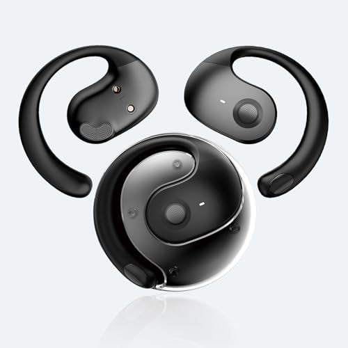 Wireless Earbuds Open Ear Buds OWS Bluetooth Headphones | Outside Ear Wireless Hanging Headset, IPX5 Waterproof, With Mic, Bone Air Conduction, For Sports/Workout/Running