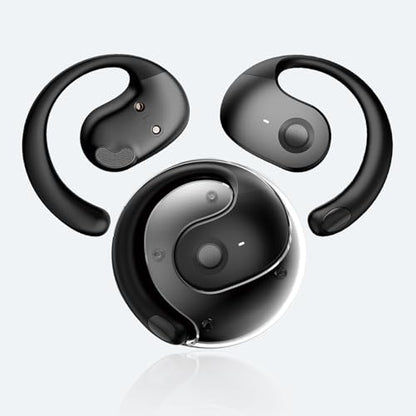 Wireless Earbuds Open Ear Buds OWS Bluetooth Headphones | Outside Ear Wireless Hanging Headset, IPX5 Waterproof, With Mic, Bone Air Conduction, For Sports/Workout/Running