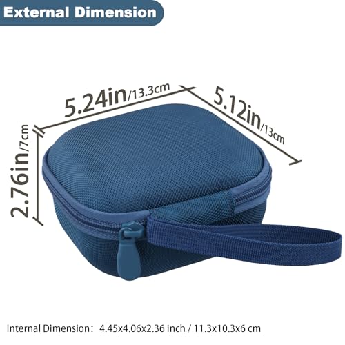 Aenllosi Case for Bose SoundLink Micro 2nd Gen Speaker, Twilight Blue | EVA case construction, Water-resistant design, Dust-resistant design, Protective case only - color: Twilight Blue, style: Hard Case for Bose SoundLink Micro 2nd Gen